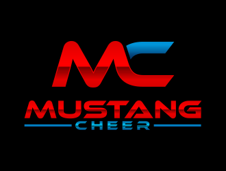 Mustang Cheer logo design by maseru