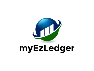 myEzLedger logo design by Girly