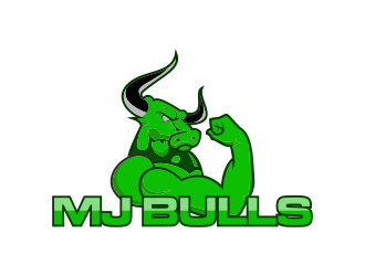 MJ Bulls logo design by gotam