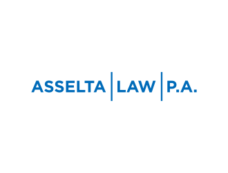 Asselta Law, P.A. logo design by gotam