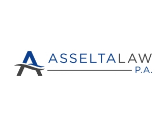 Asselta Law, P.A. logo design by abss