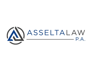 Asselta Law, P.A. logo design by abss