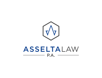 Asselta Law, P.A. logo design by FloVal