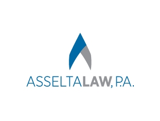 Asselta Law, P.A. logo design by josephope