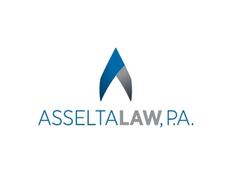 Asselta Law, P.A. logo design by josephope