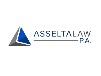 Asselta Law, P.A. logo design by amar_mboiss