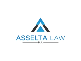 Asselta Law, P.A. logo design by BTmont