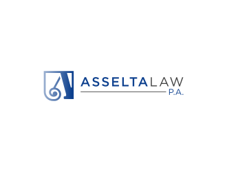 Asselta Law, P.A. logo design by KaySa