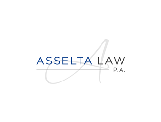 Asselta Law, P.A. logo design by ndaru