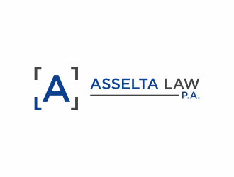 Asselta Law, P.A. logo design by goblin