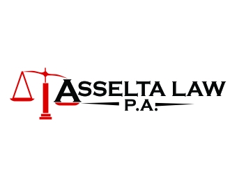 Asselta Law, P.A. logo design by ElonStark