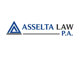 Asselta Law, P.A. logo design by Webphixo