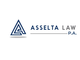 Asselta Law, P.A. logo design by d1ckhauz