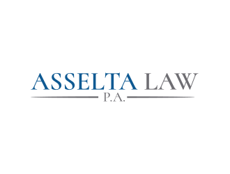 Asselta Law, P.A. logo design by thegoldensmaug