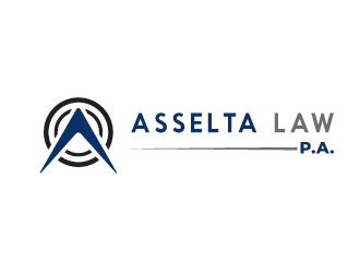 Asselta Law, P.A. logo design by d1ckhauz