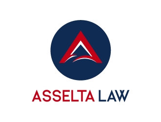 Asselta Law, P.A. logo design by alxmihalcea