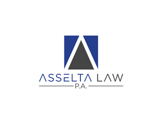 Asselta Law, P.A. logo design by johana