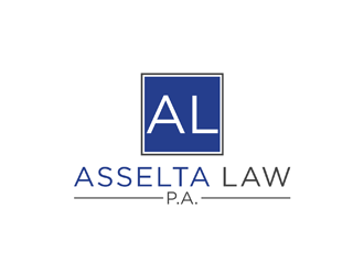 Asselta Law, P.A. logo design by johana