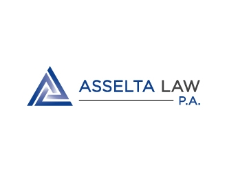 Asselta Law, P.A. logo design by Janee