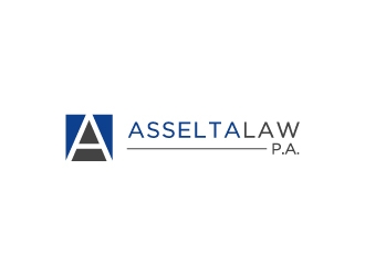 Asselta Law, P.A. logo design by labo