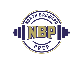 North Broward Prep(or acronym: NBP) Strength and Conditioning logo design by keylogo