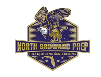 North Broward Prep(or acronym: NBP) Strength and Conditioning logo design by DreamLogoDesign