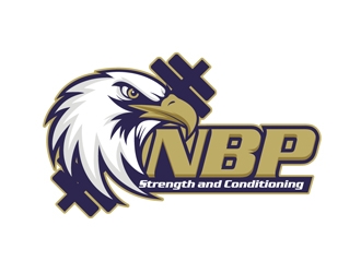 North Broward Prep(or acronym: NBP) Strength and Conditioning logo design by DreamLogoDesign
