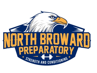 North Broward Prep(or acronym: NBP) Strength and Conditioning logo design by DreamLogoDesign