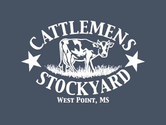 Cattlemens Stockyard     West Point, MS logo design by josephope