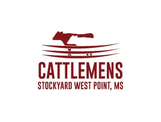 Cattlemens Stockyard     West Point, MS logo design by Gaze