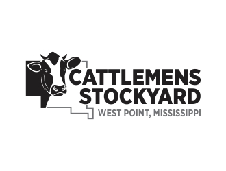 Cattlemens Stockyard     West Point, MS logo design by Royan