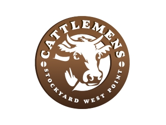 Cattlemens Stockyard     West Point, MS logo design by usashi