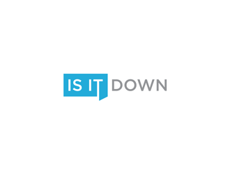 Is it Down  logo design by alby