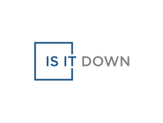 Is it Down  logo design by aflah