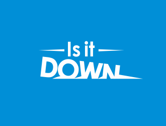 Is it Down  logo design by YONK