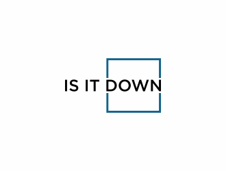 Is it Down  logo design by eagerly