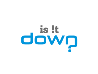 Is it Down  logo design by DPNKR