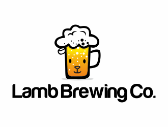 Lamb Brewing Co. logo design by hidro