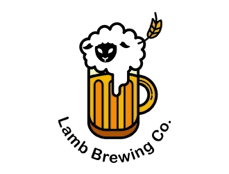 Lamb Brewing Co. logo design by calark