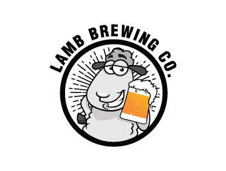 Lamb Brewing Co. logo design by Pak Raden