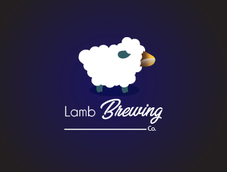 Lamb Brewing Co. logo design by AnuragYadav