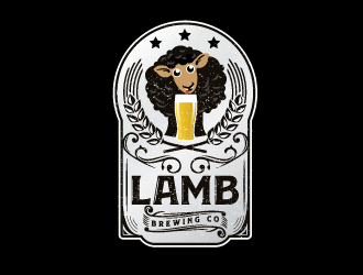 Lamb Brewing Co. logo design by schiena