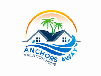 Anchors Away Vacation Home logo design by hidro