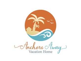 Anchors Away Vacation Home logo design by alxmihalcea