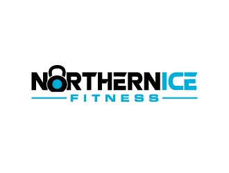 Northern ICE Fitness logo design by labo