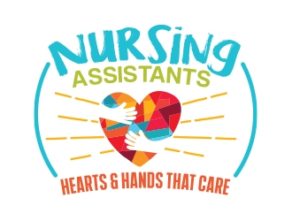 Nursing Assistants: Hearts & Hands That Care logo design by Eliben