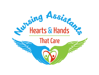 Nursing Assistants: Hearts & Hands That Care logo design by Sarathi99