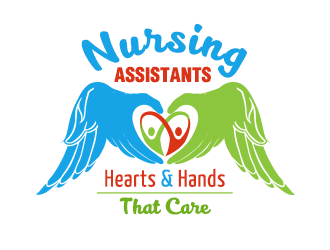 Nursing Assistants: Hearts & Hands That Care logo design by Sarathi99