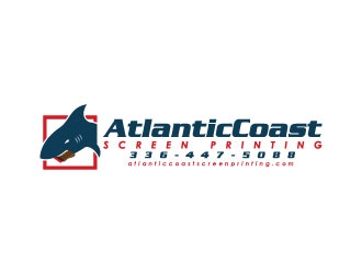 Atlantic Coast Screen Printing logo design by gipanuhotko