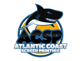 Atlantic Coast Screen Printing logo design by KDesigns